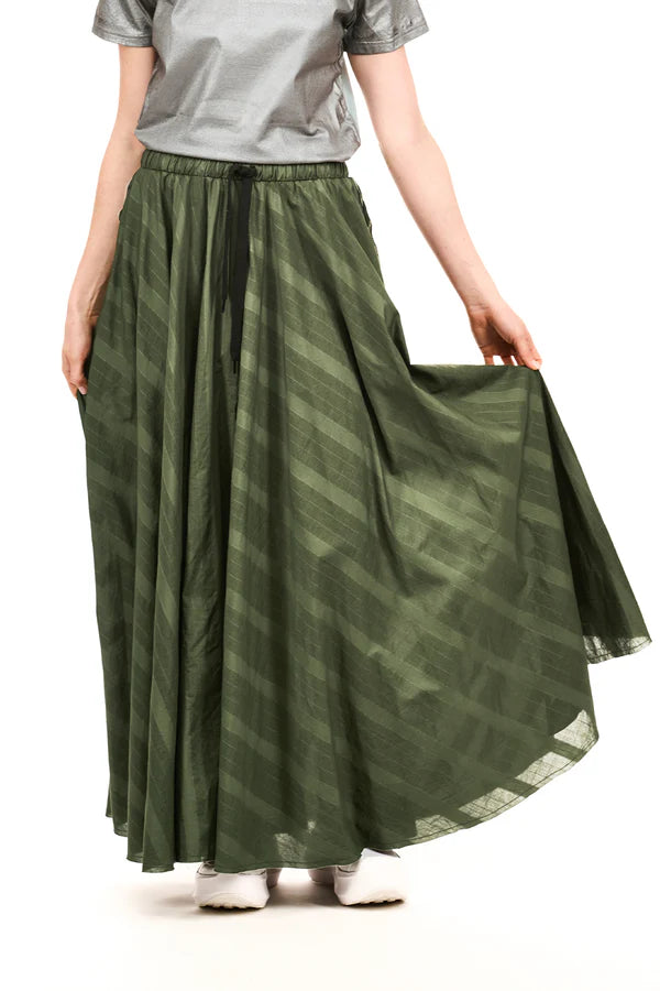 NOMD SAGA SKIRT-OLIVE
