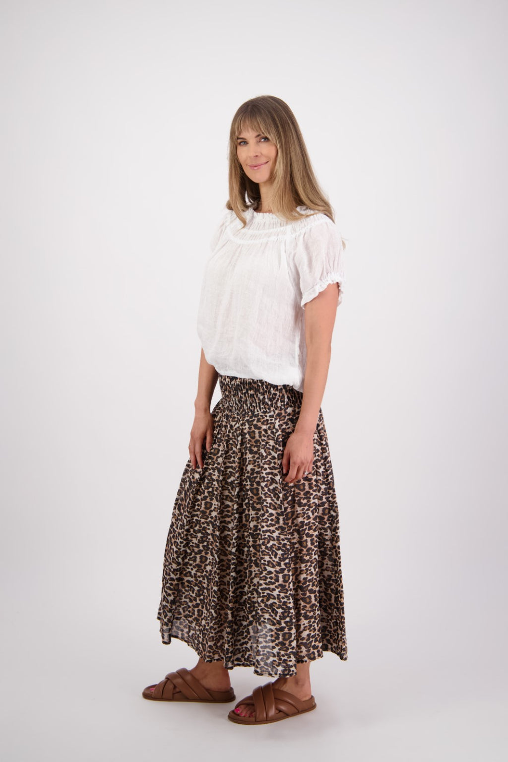 BRIARWOOD PANDORA SKIRT-LEOPARD