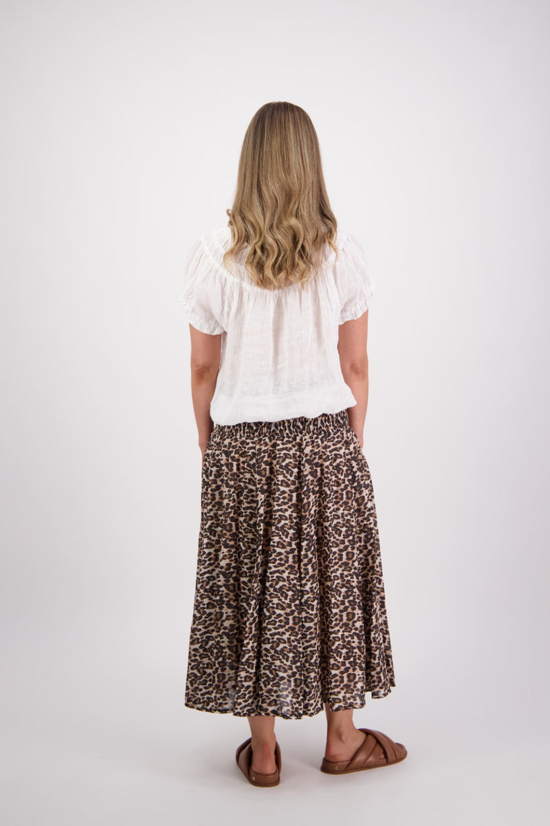 BRIARWOOD PANDORA SKIRT-LEOPARD