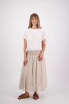BRIARWOOD PARSON SKIRT-NATURAL