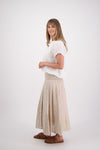 BRIARWOOD PARSON SKIRT-NATURAL