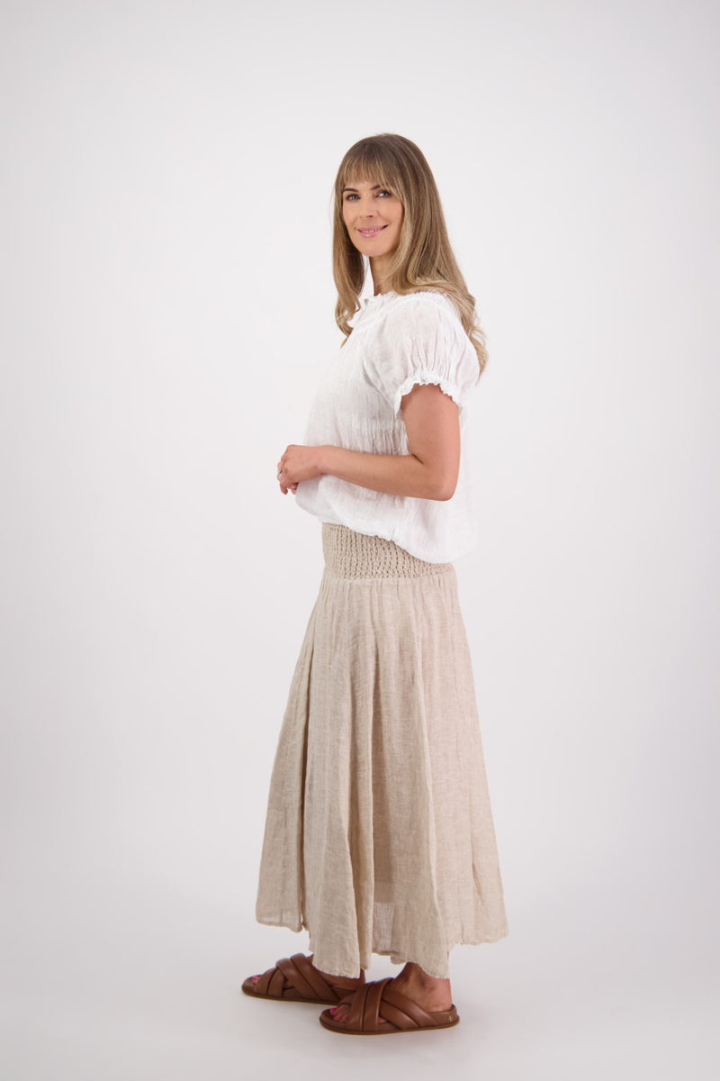BRIARWOOD PARSON SKIRT-NATURAL