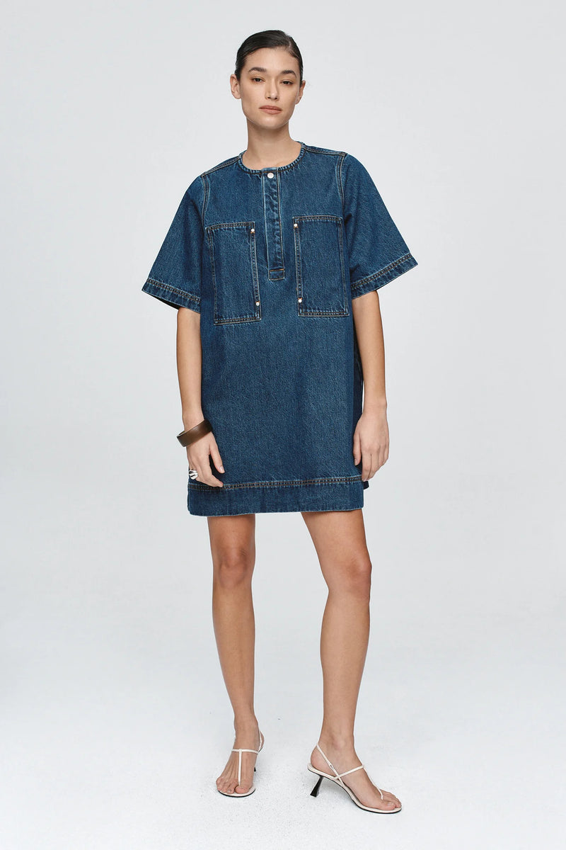 MARLE PATCH POCKET DRESS