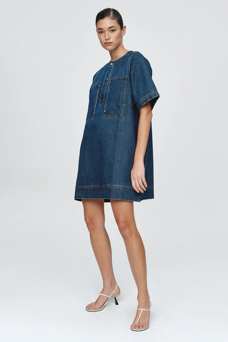 MARLE PATCH POCKET DRESS