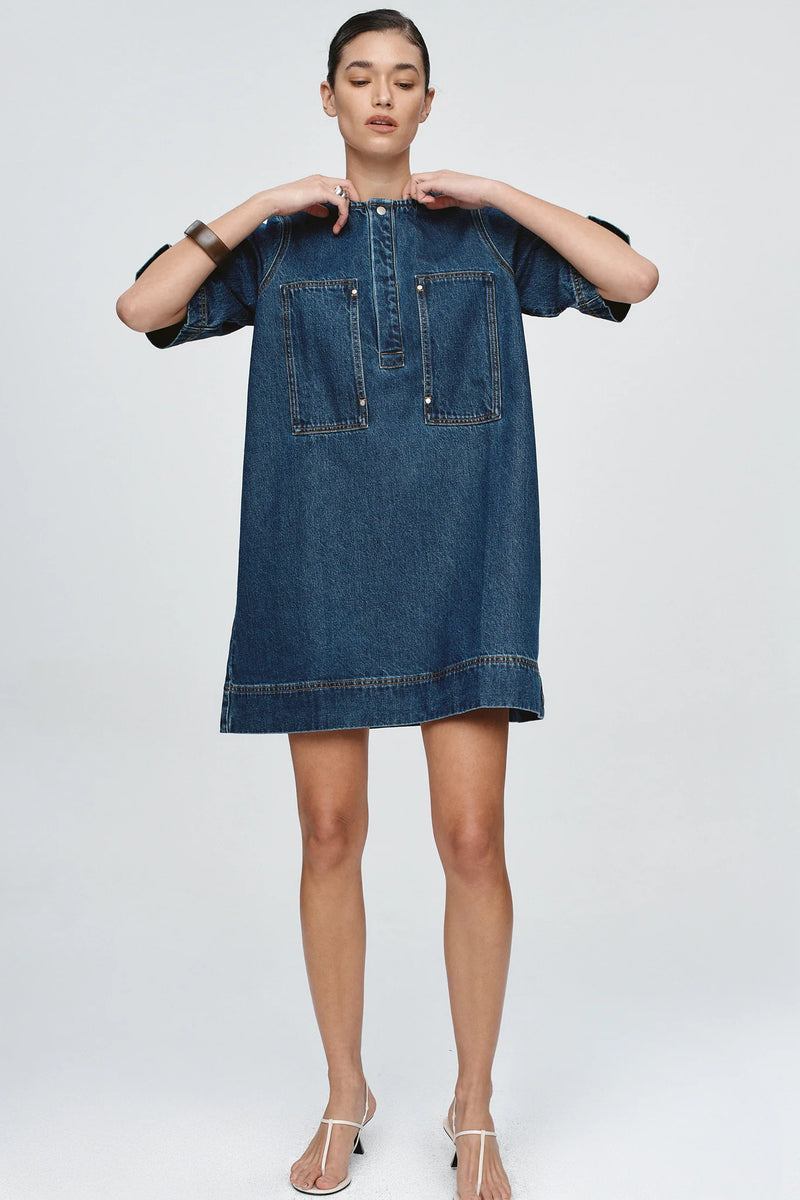MARLE PATCH POCKET DRESS