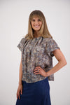BRIARWOOD PIA TOP-DENIM DAISY