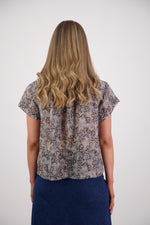 BRIARWOOD PIA TOP-DENIM DAISY