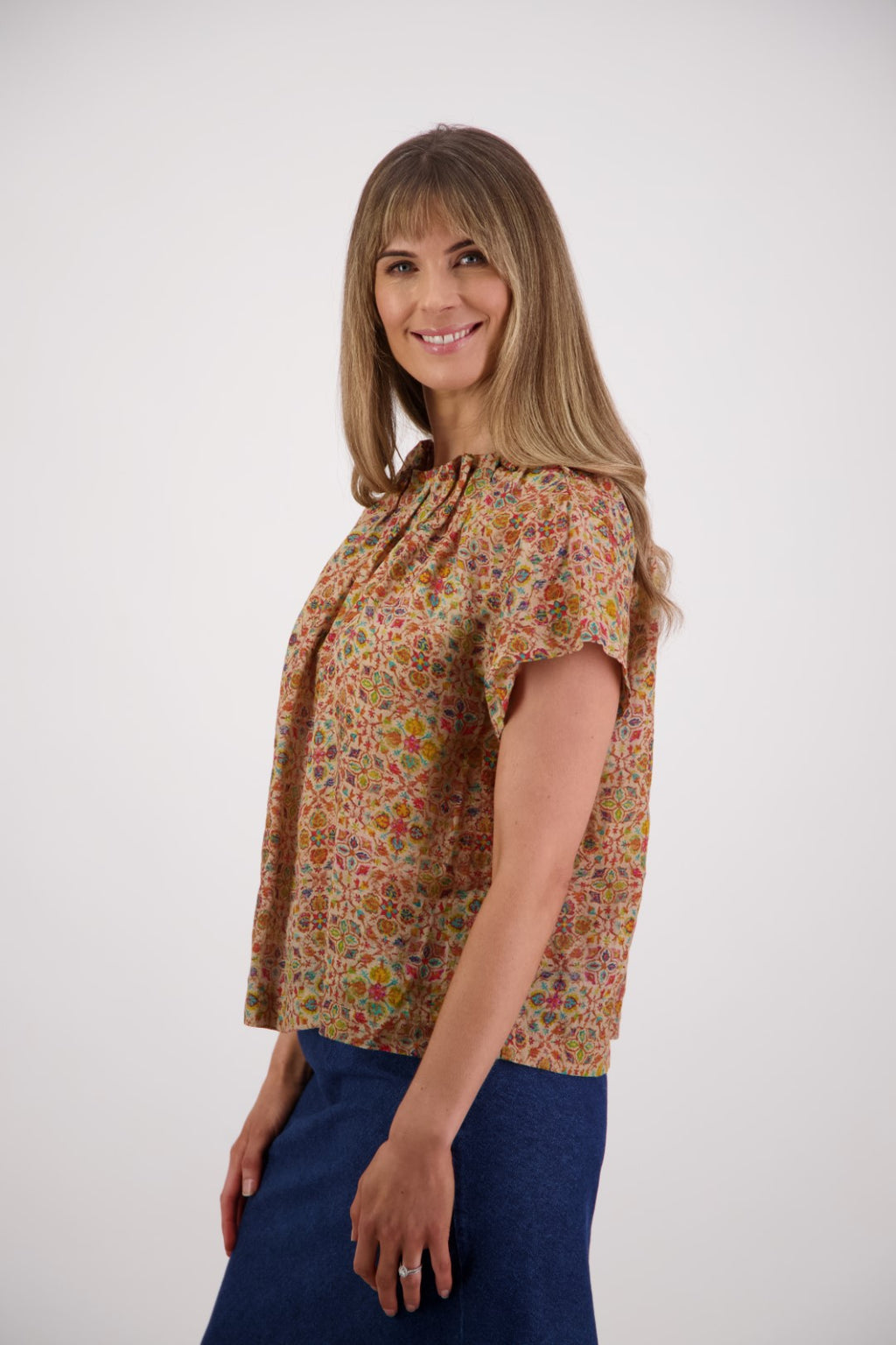 BRIARWOOD PIA TOP-LITTLE LEAF