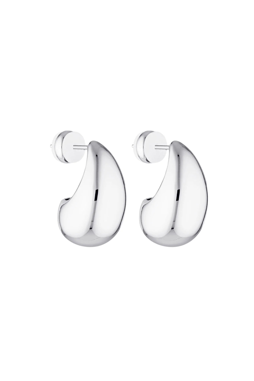 PORTER BABY BLOB EARRINGS-SILVER