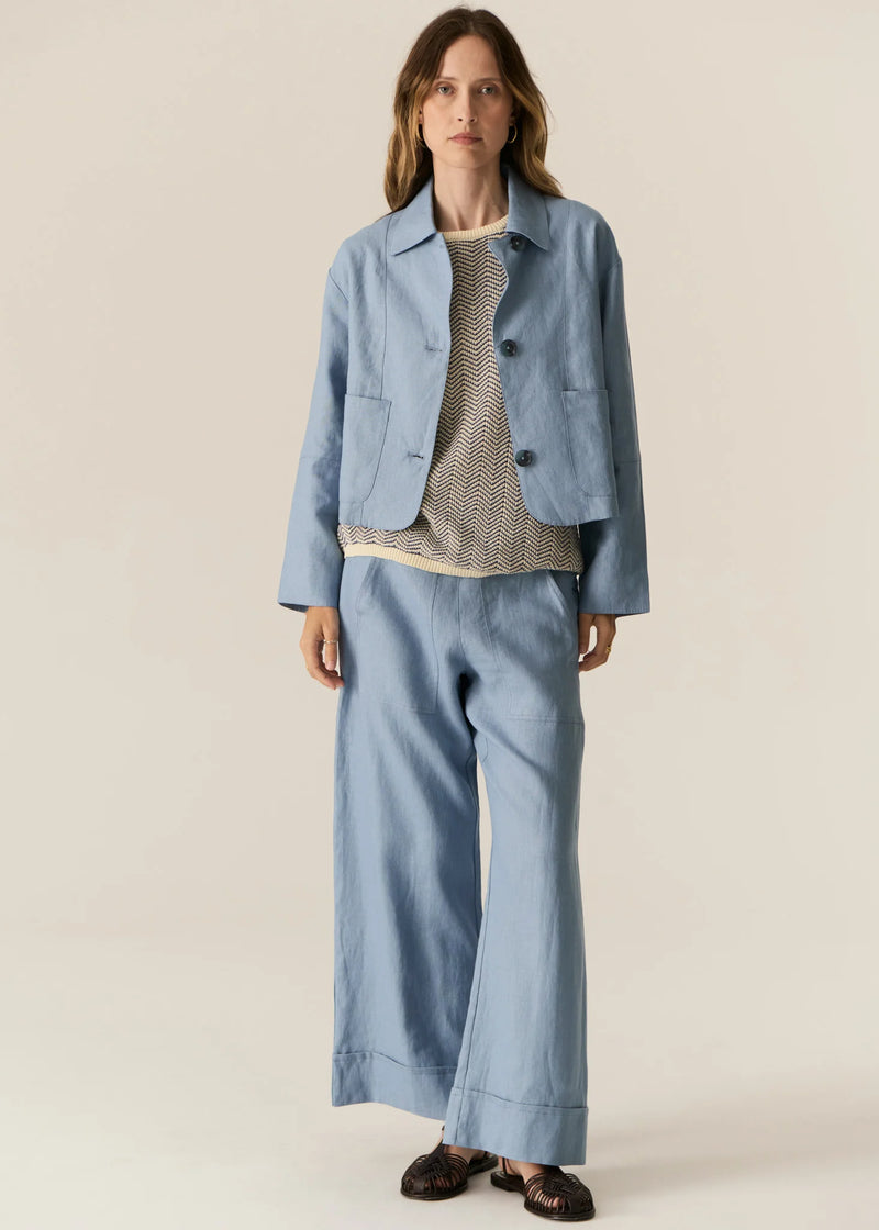 POL SAGA JACKET-BLUE