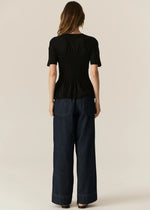 POL CARSEN FULL LENGTH PANT-DARK WASH