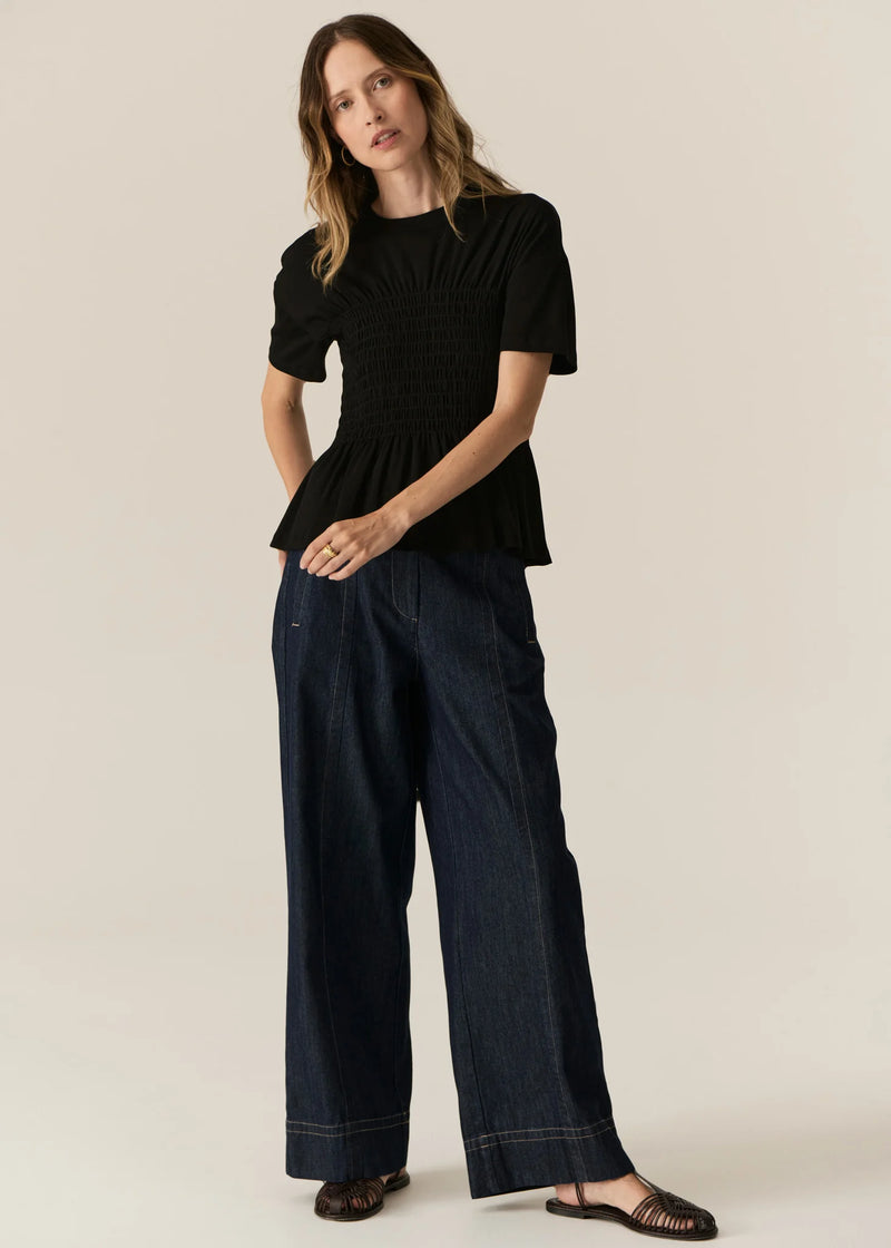 POL CARSEN FULL LENGTH PANT-DARK WASH