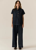POL CARSEN SHIRT-DARK WASH
