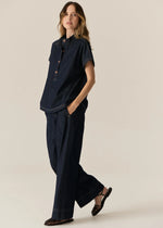 POL CARSEN SHIRT-DARK WASH