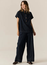 POL CARSEN SHIRT-DARK WASH