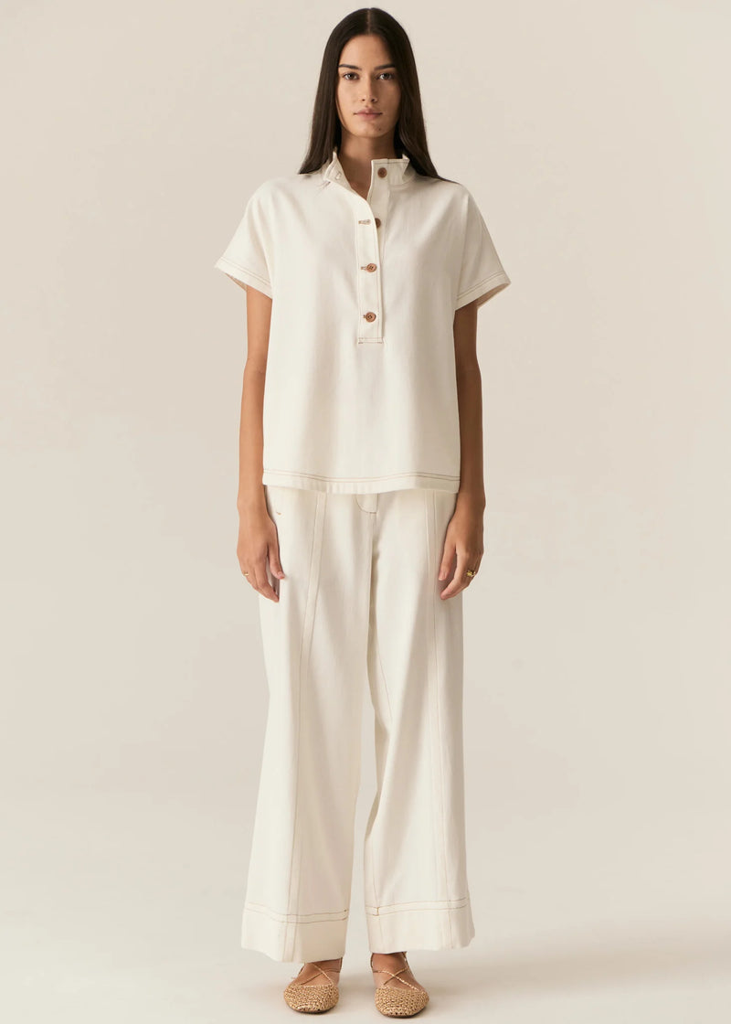 POL CARSEN SHIRT-ECRU