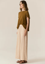 POL ZONE CAP TEE-KHAKI