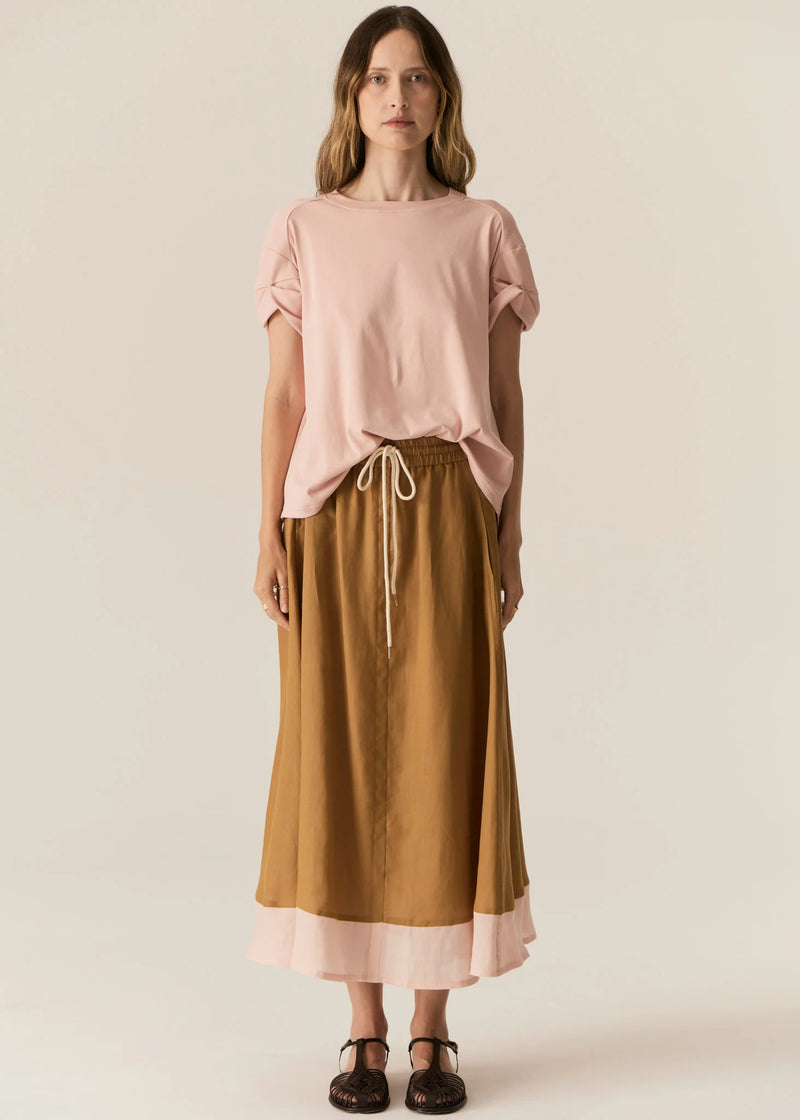 POL ZONE CAP TEE-BLUSH