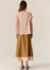 POL ZONE CAP TEE-BLUSH