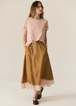 POL ZONE CAP TEE-BLUSH
