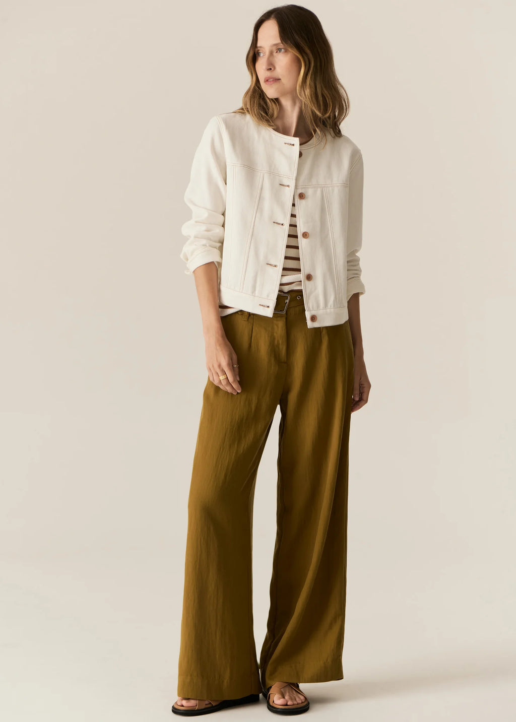POL CARSEN JACKET-ECRU
