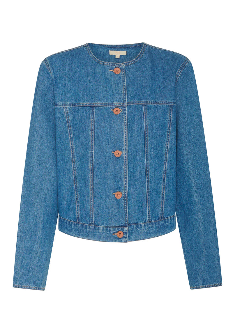 POL CARSEN JACKET-LIGHT WASH