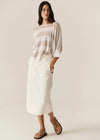 POL CARSEN SKIRT-ECRU