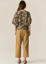 POL FERN TAPERED PANT-KHAKI