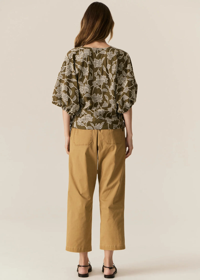POL FERN TAPERED PANT-KHAKI