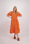 BRIARWOOD PARIS DRESS-ORANGE