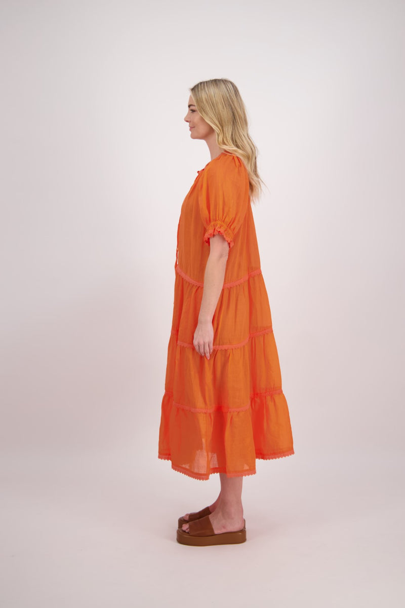 BRIARWOOD PARIS DRESS-ORANGE