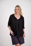 BRIARWOOD PEBBLES TOP-BLACK