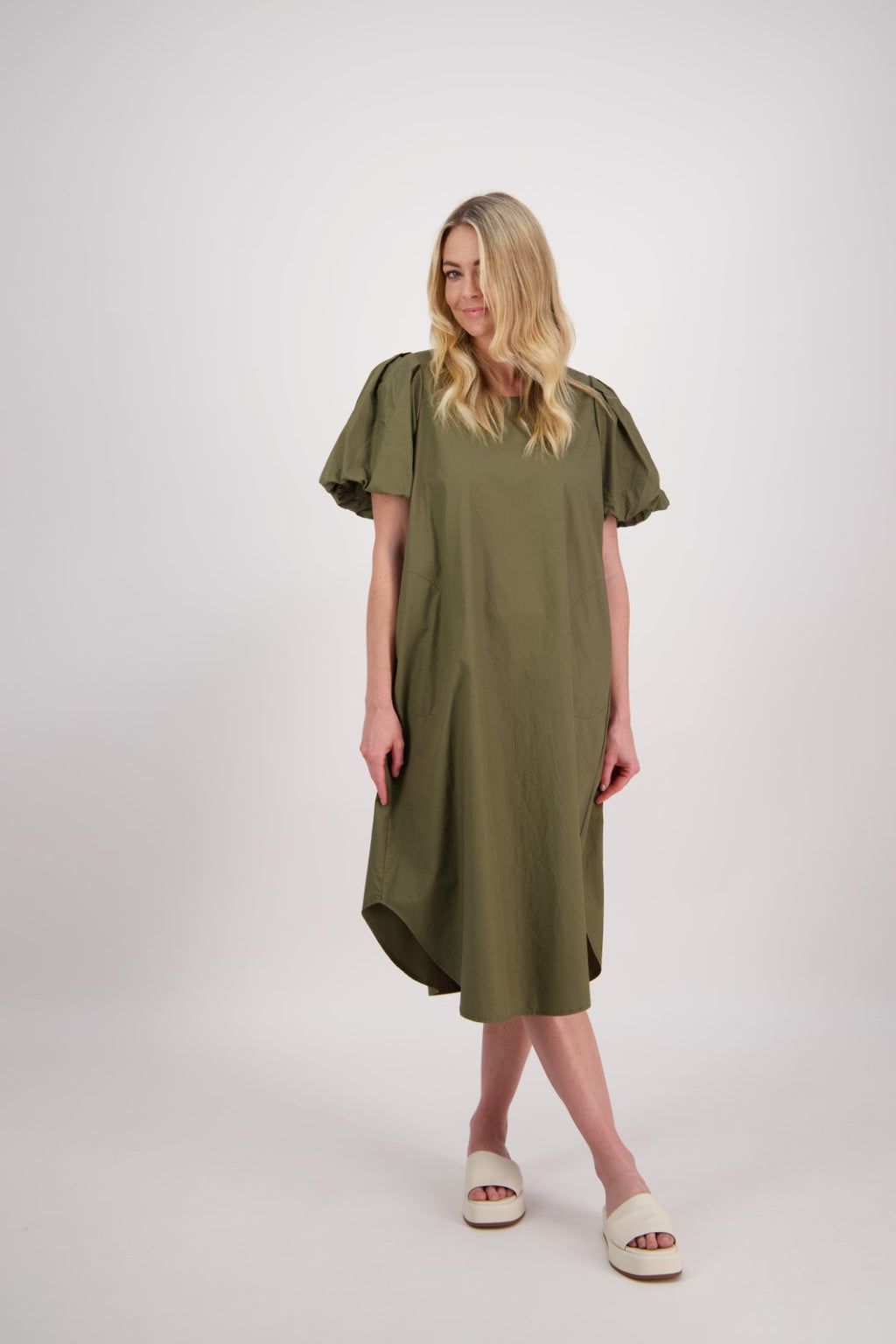 BRIARWOOD PEETA DRESS-KHAKI