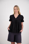 BRIARWOOD PERKINS TOP-BLACK