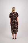 BRIARWOOD PETRA DRESS-CHOCOLATE SPOT