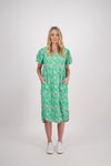 BRIARWOOD PETRA DRESS-GREY/GREEN FLORAL