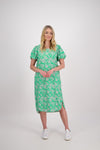 BRIARWOOD PETRA DRESS-GREY/GREEN FLORAL