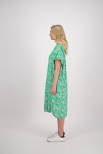 BRIARWOOD PETRA DRESS-GREY/GREEN FLORAL