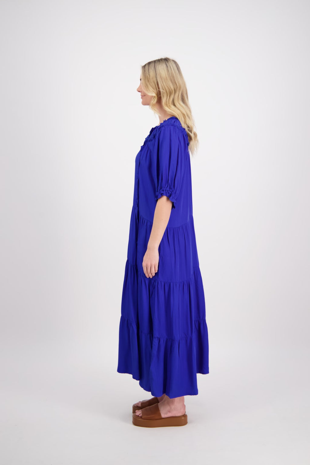 BRIARWOOD PHILOMENA DRESS-BRIGHT BLUE