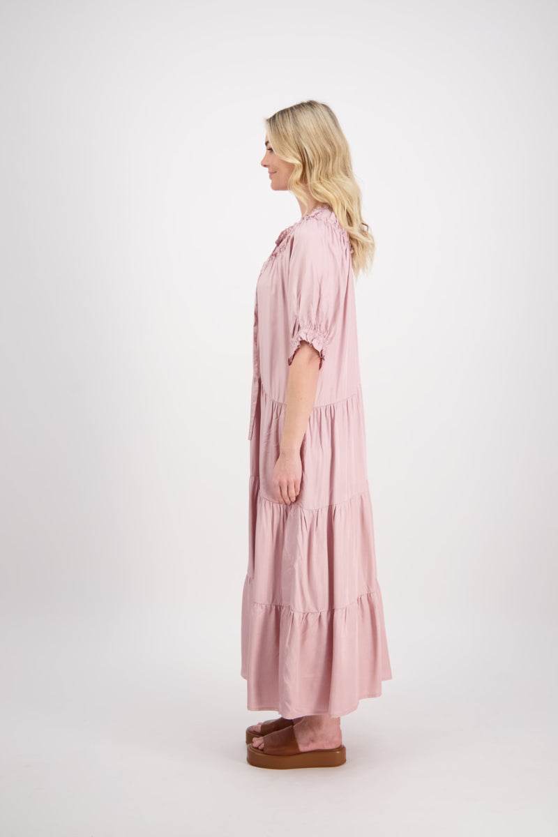 BRIARWOOD PHILOMENA DRESS-PALE PINK