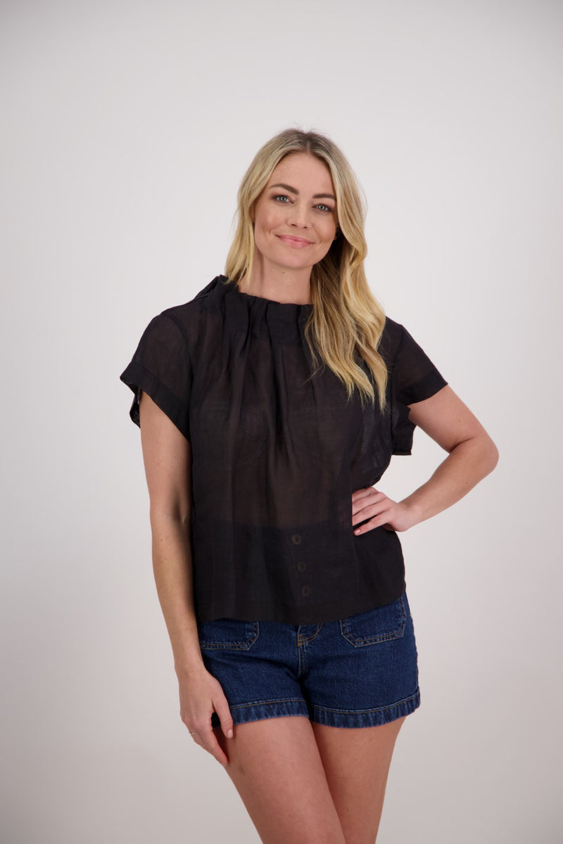 BRIARWOOD PIA TOP-BLACK