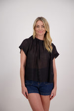 BRIARWOOD PIA TOP-BLACK