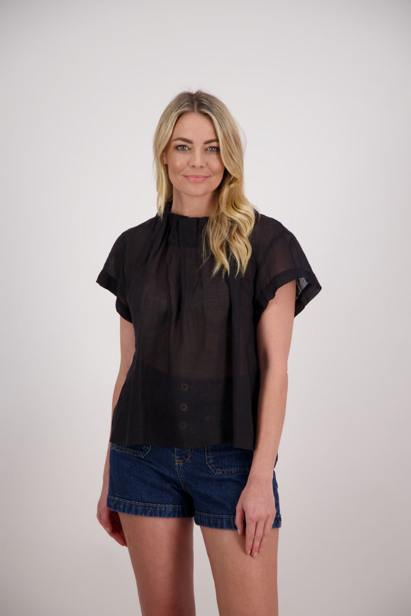 BRIARWOOD PIA TOP-BLACK