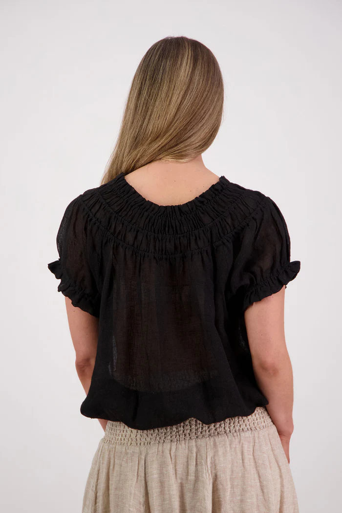 BRIARWOOD POLLY TOP-BLACK