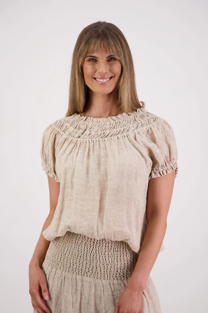 BRIARWOOD POLLY TOP-NATURAL