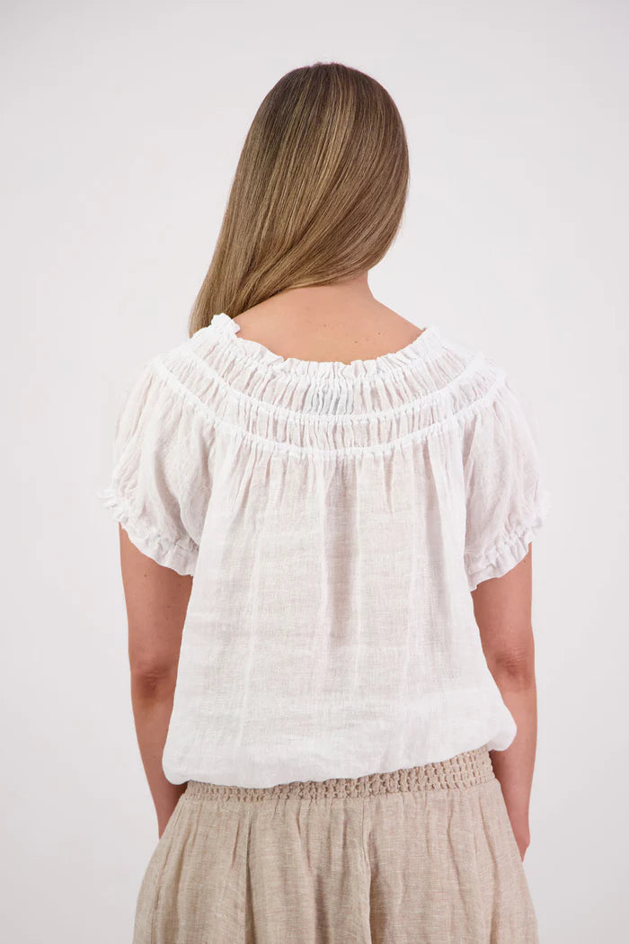 BRIARWOOD POLLY TOP-WHITE