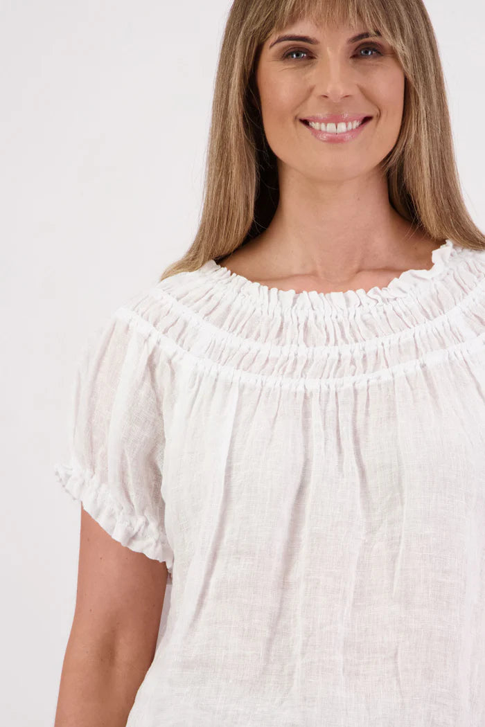 BRIARWOOD POLLY TOP-WHITE