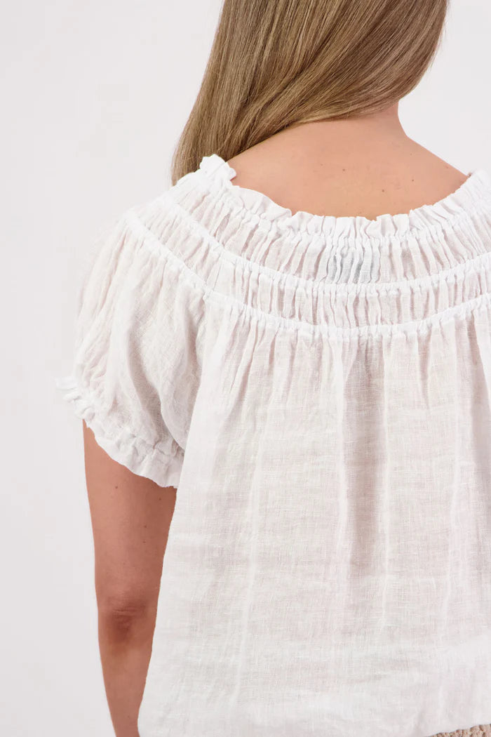 BRIARWOOD POLLY TOP-WHITE