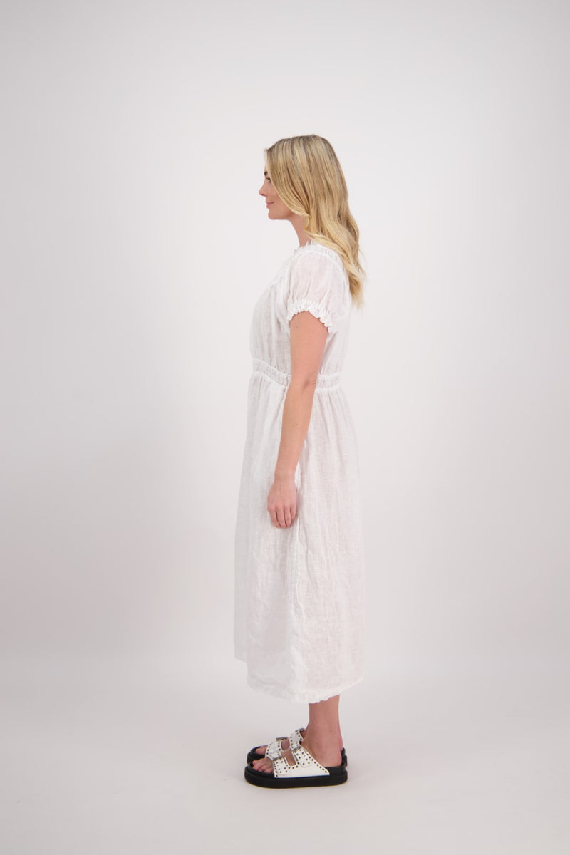 BRIARWOOD POLLYANNA DRESS-WHITE