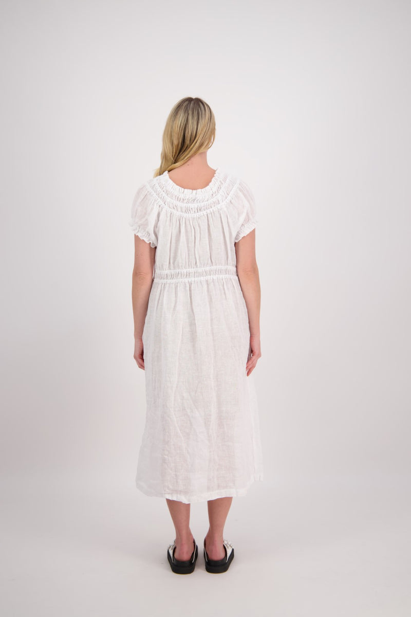 BRIARWOOD POLLYANNA DRESS-WHITE